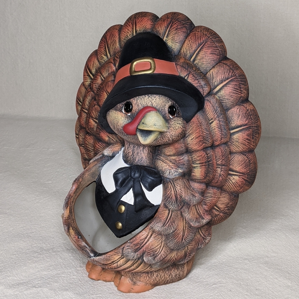 Vintage Ceramic Turkey Centerpiece